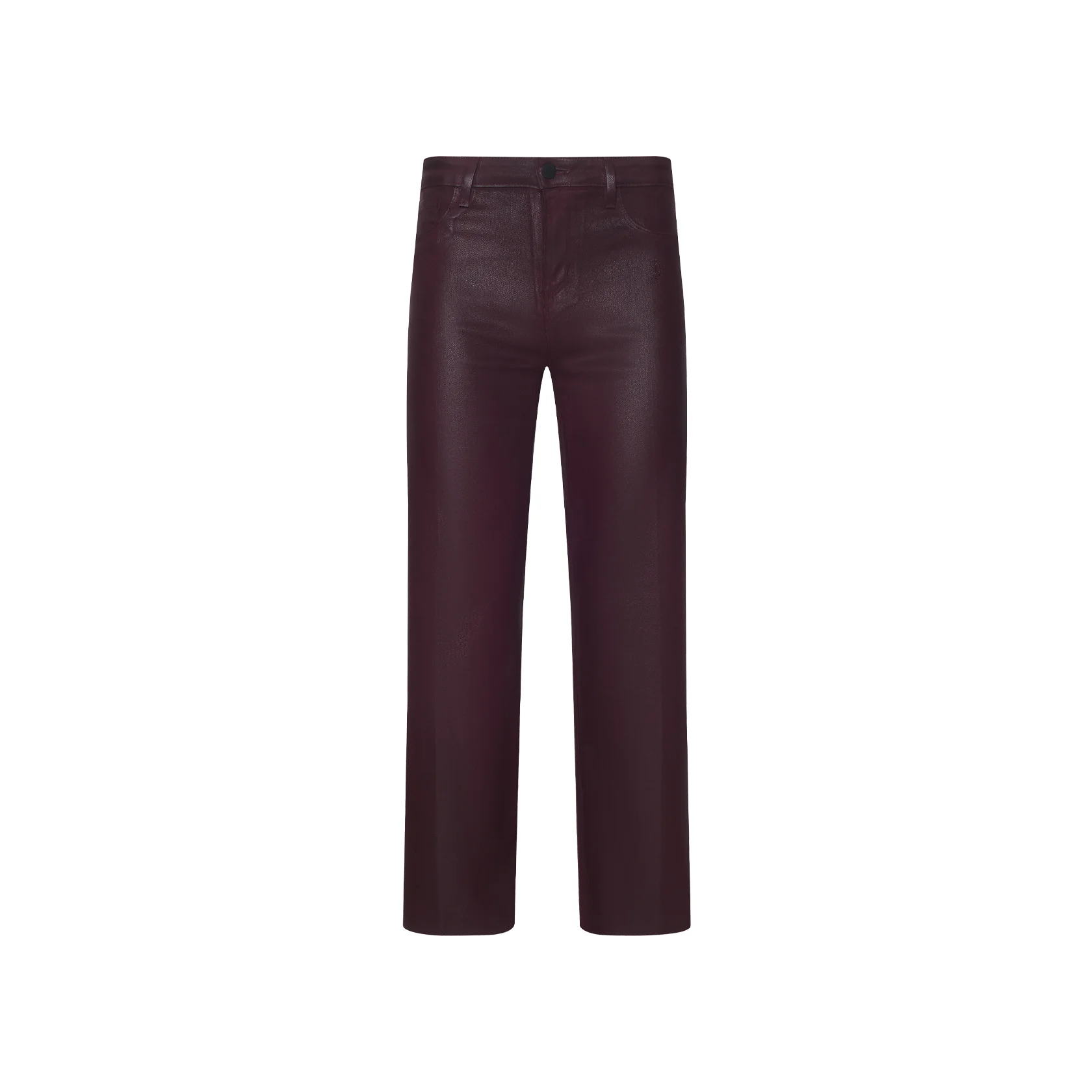 Wanda Coated Cropped Wide-Leg Jean - 1