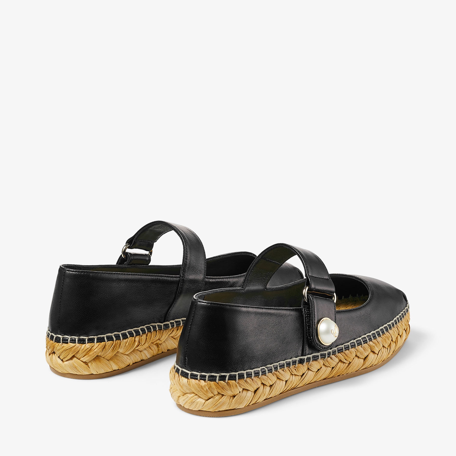 Fayence Espadrille
Black Nappa Leather Espadrilles - 5