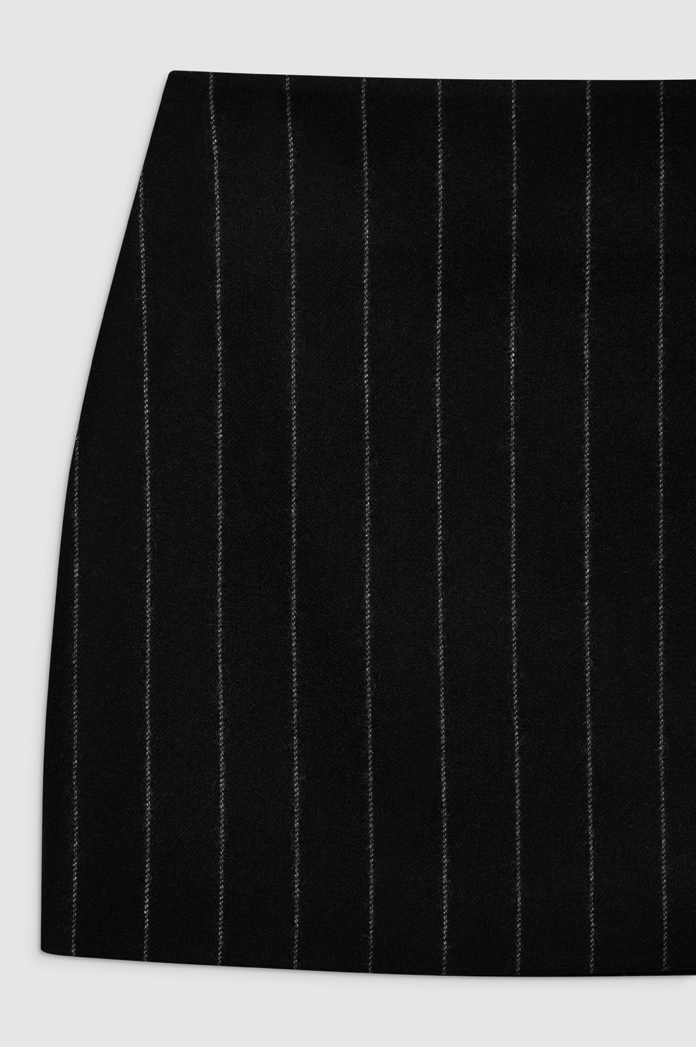 Tierra Skirt - Dark Grey Pinstripe - 2
