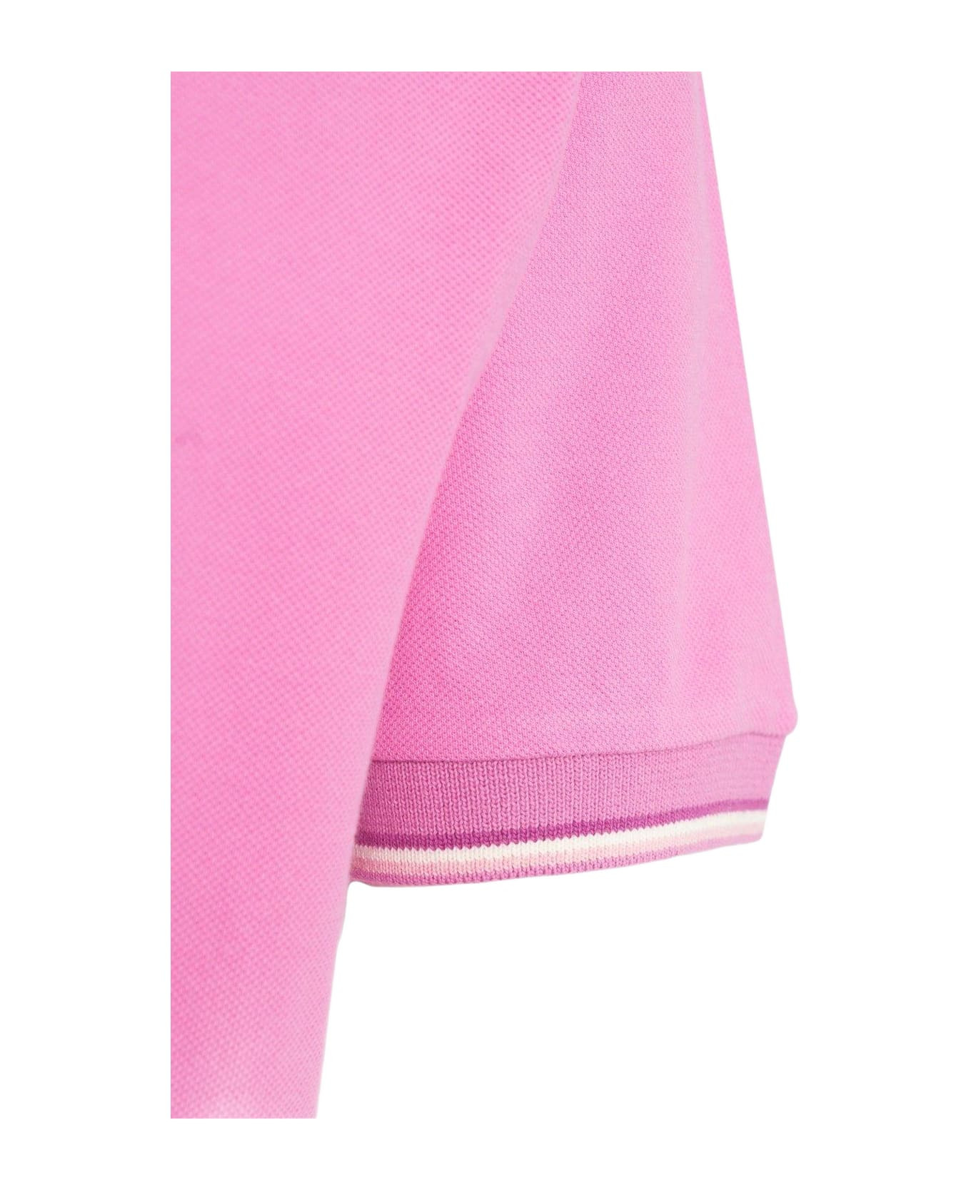 Logo Embroideried Polo Shirt - 3