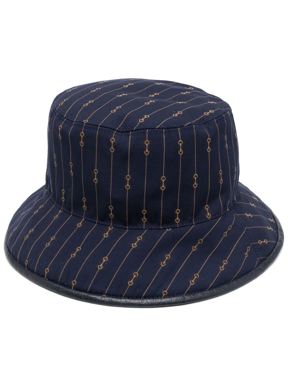 reversible GG and Horsebit bucket hat - 1