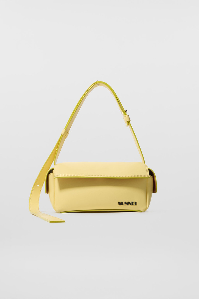 'TUTTO OK' SMALL LABAULETTO / yellow / vegan leather 1