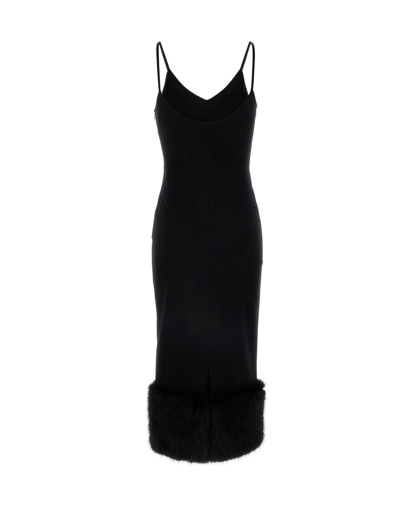 Black Jersey Dress - 2