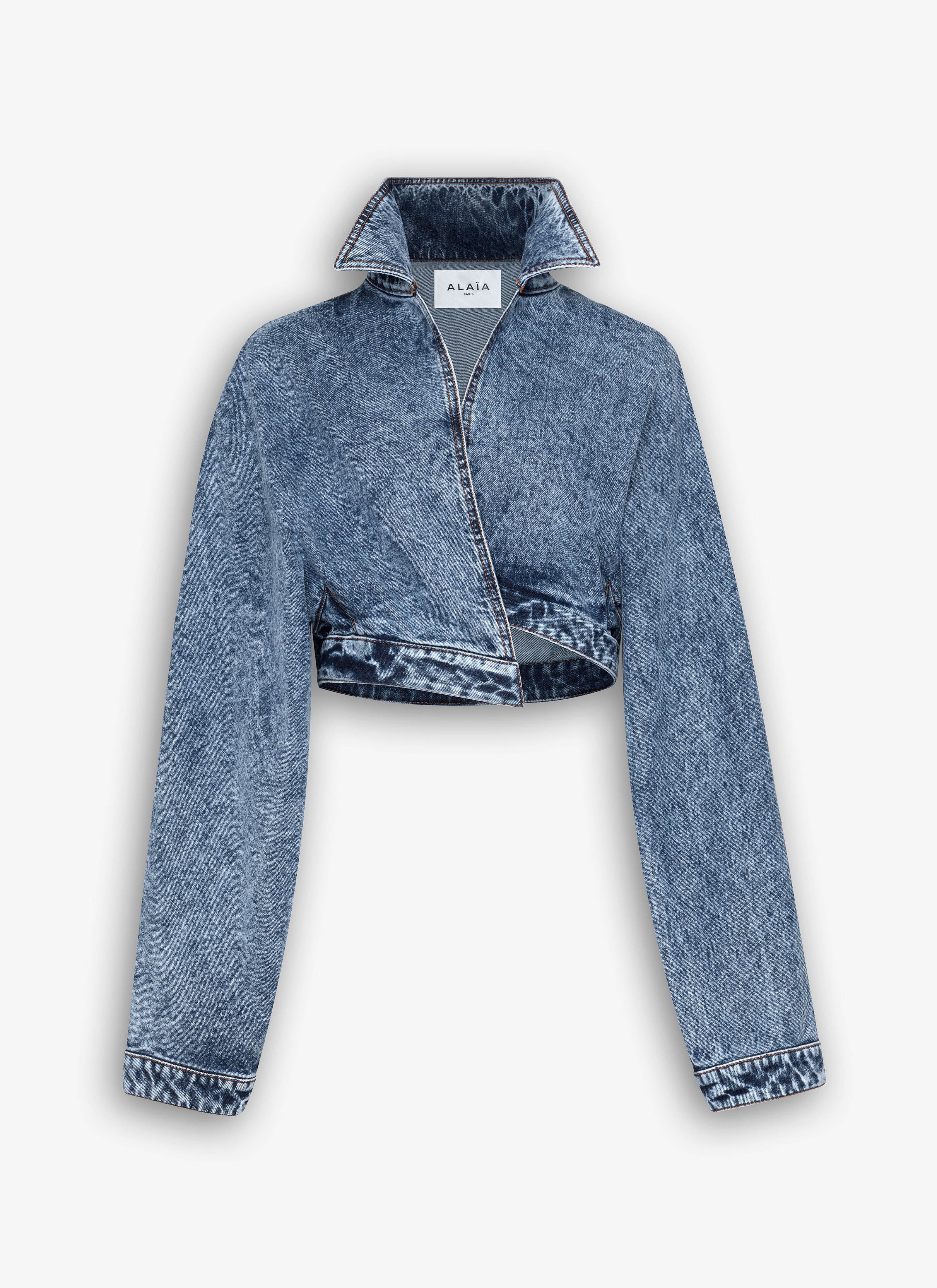 DENIM SPIRAL JACKET - 6
