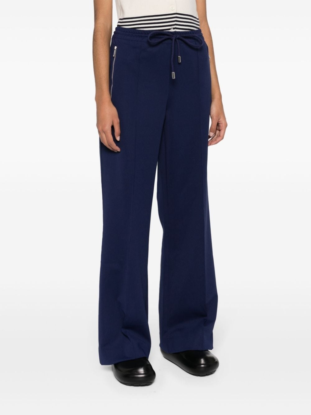 bootcut track pants - 3