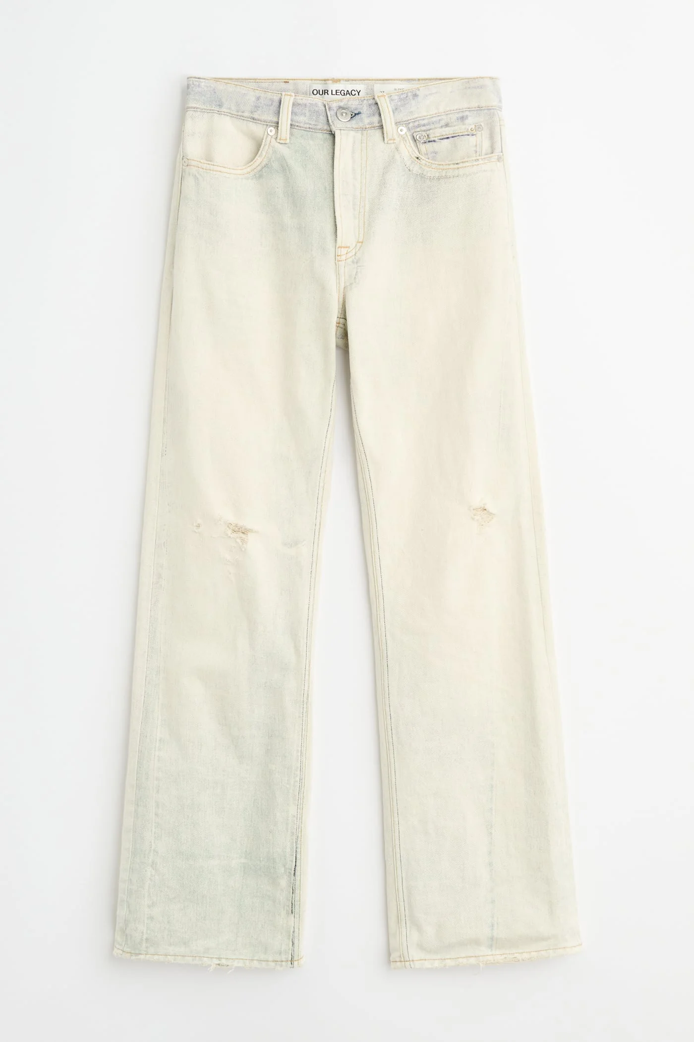 Wata Cut Digital Coffe Print Denim - 1