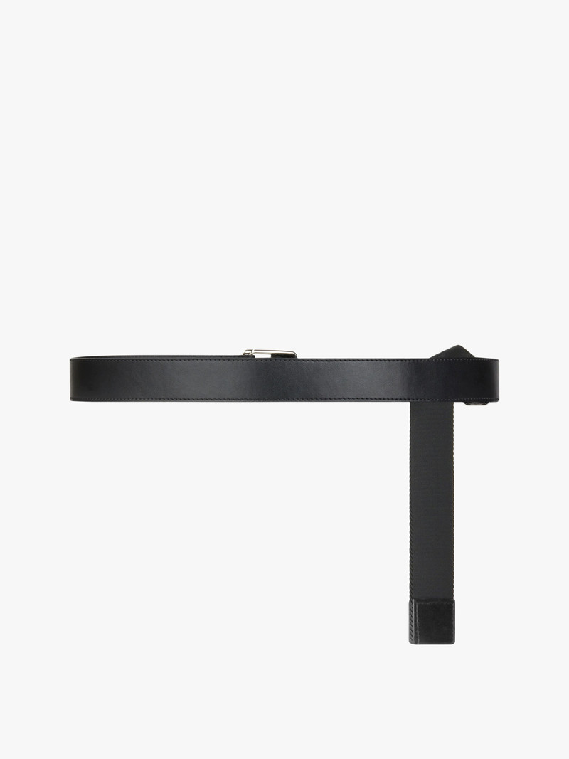 GIVENCHY BELT IN LEATHER AND CANVAS 3