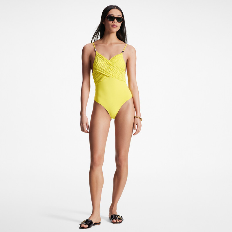 Louis Vuitton Pleated Front One-Piece Swimsuit outlook