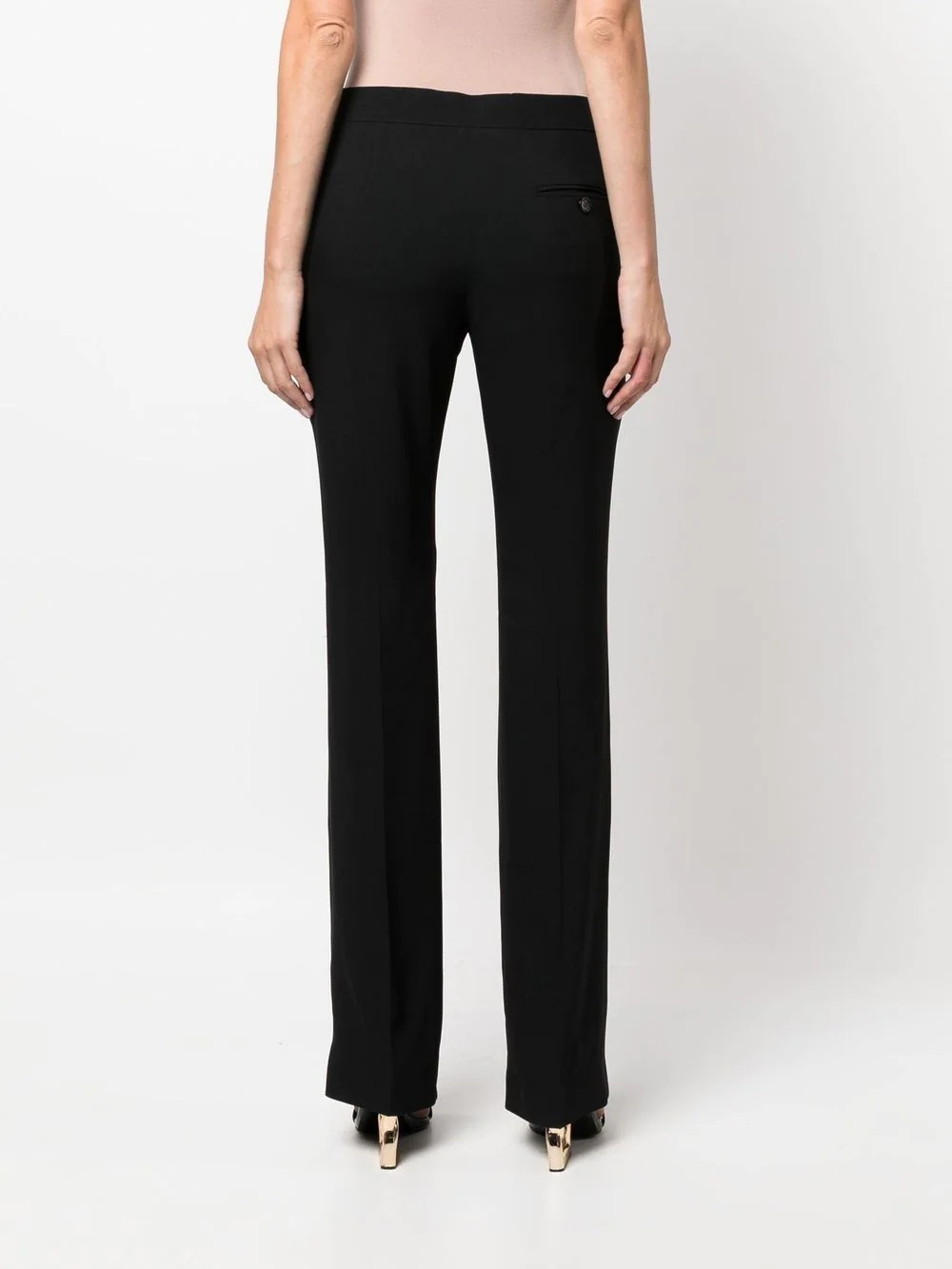 tailored straight-leg trousers - 4