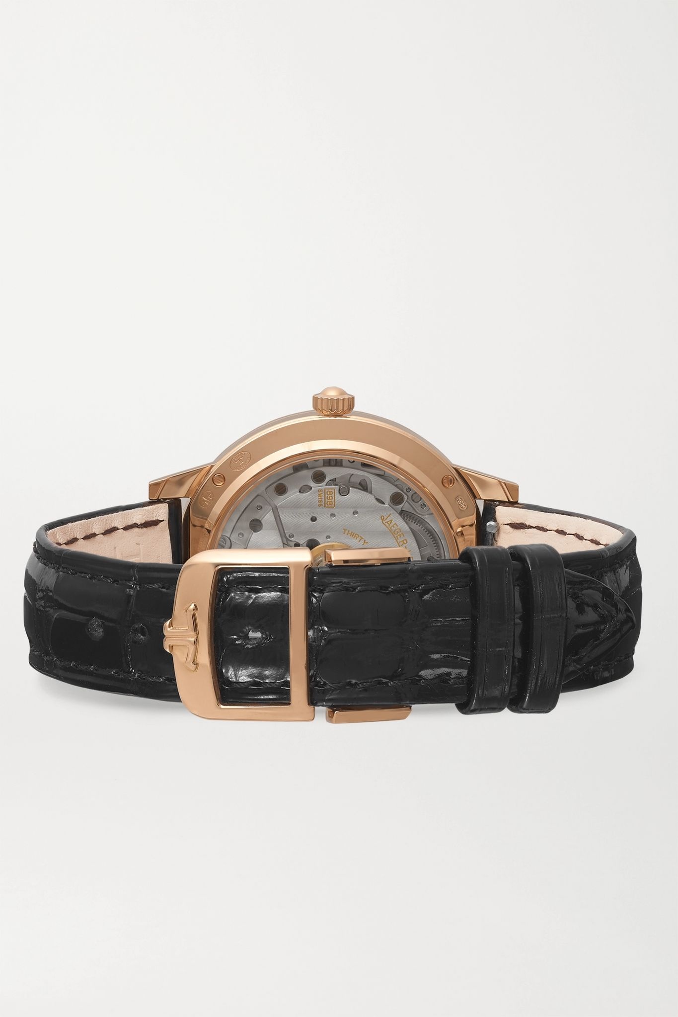 Rendez-Vous Night & Day Automatic 34mm medium rose gold, alligator and diamond watch - 7