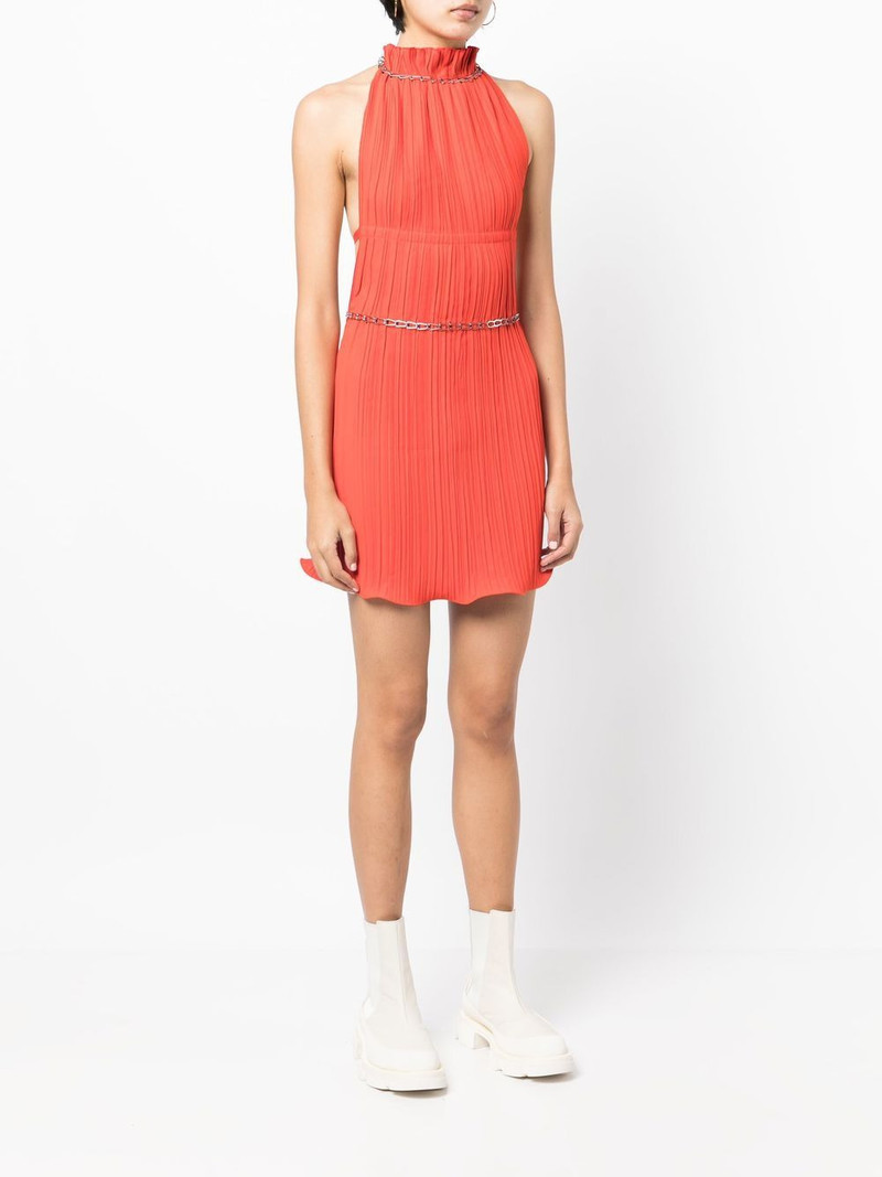 halterneck fitted dress 3