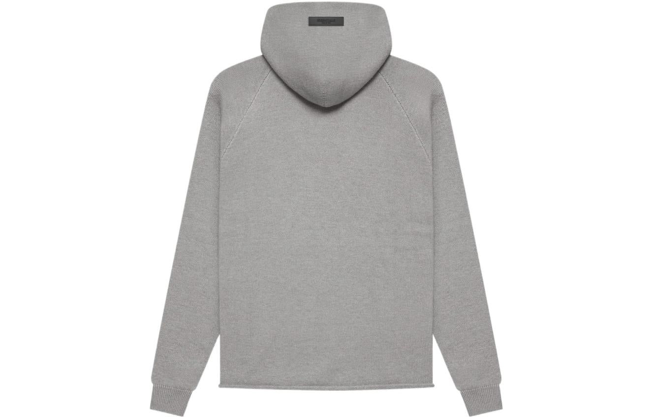 Fear of God Essentials SS22 Knit Hoodie Dark 1977 Oatmeal FOG-SS22-293 - 3