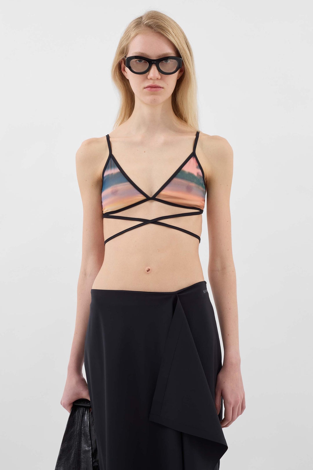 SHEER BRA / Annemarie print - 2