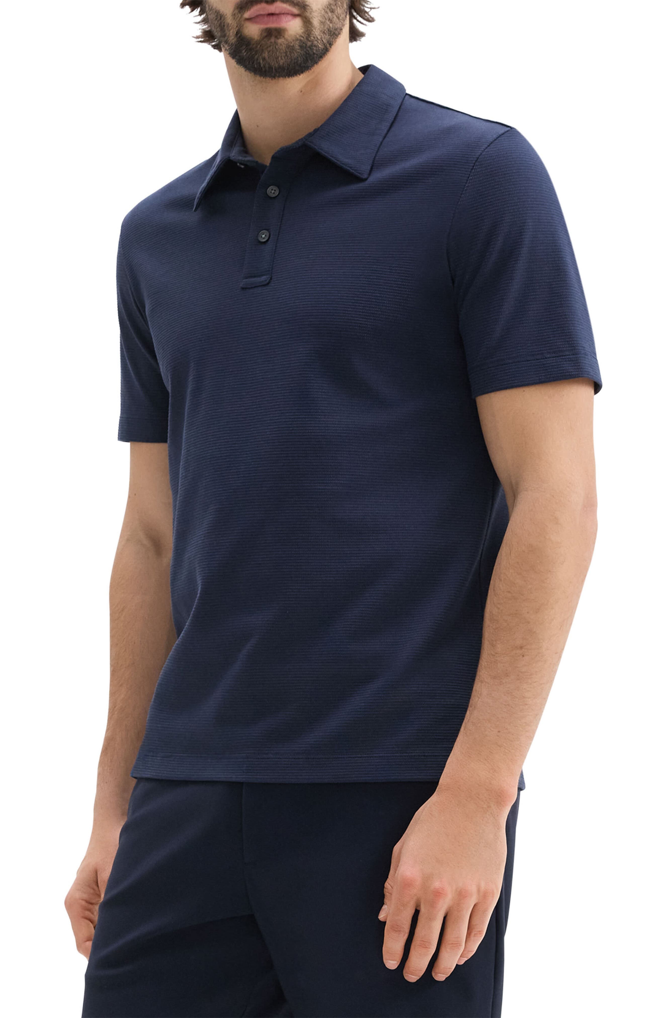 Theory Textured Polo in Baltic at Nordstrom - 3