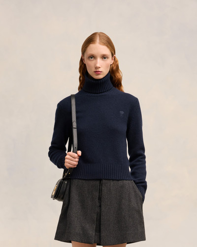 AMI Paris CASHMERE AMI DE COEUR TURTLE NECK SWEATER outlook