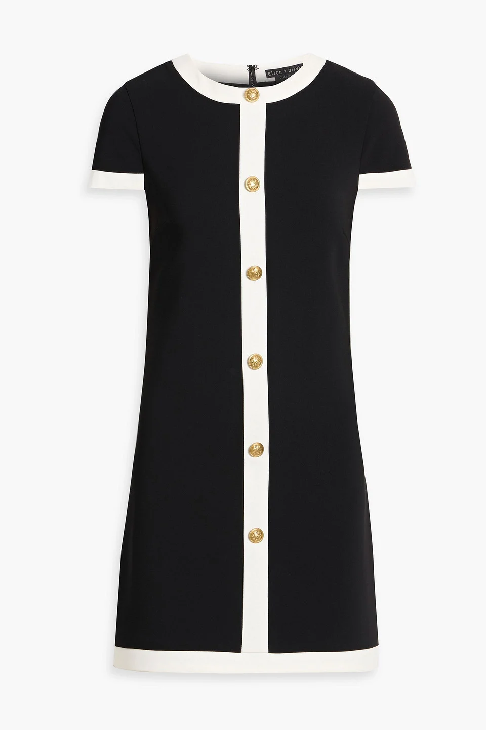 Crepe mini dress - 1