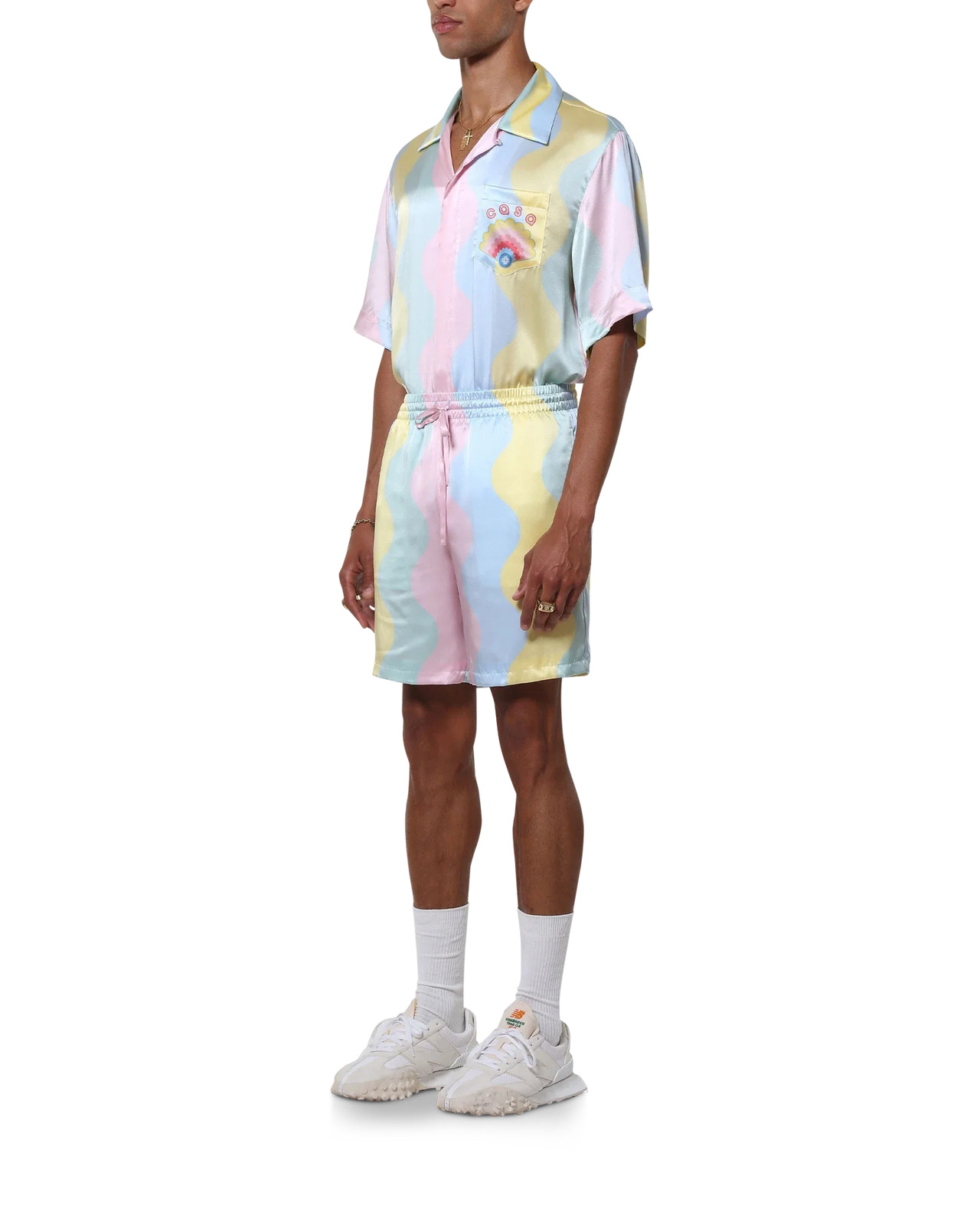 Casa Shell Wave Silk Shorts - 3