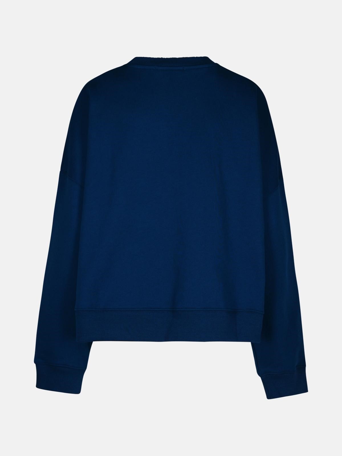 NAVY COTTON SWEATSHIRT - 3