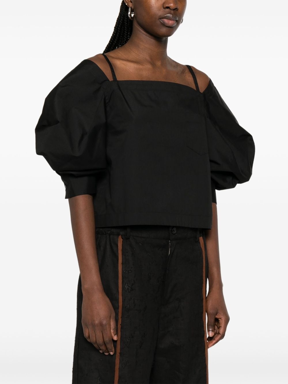 poplin blouse - 3