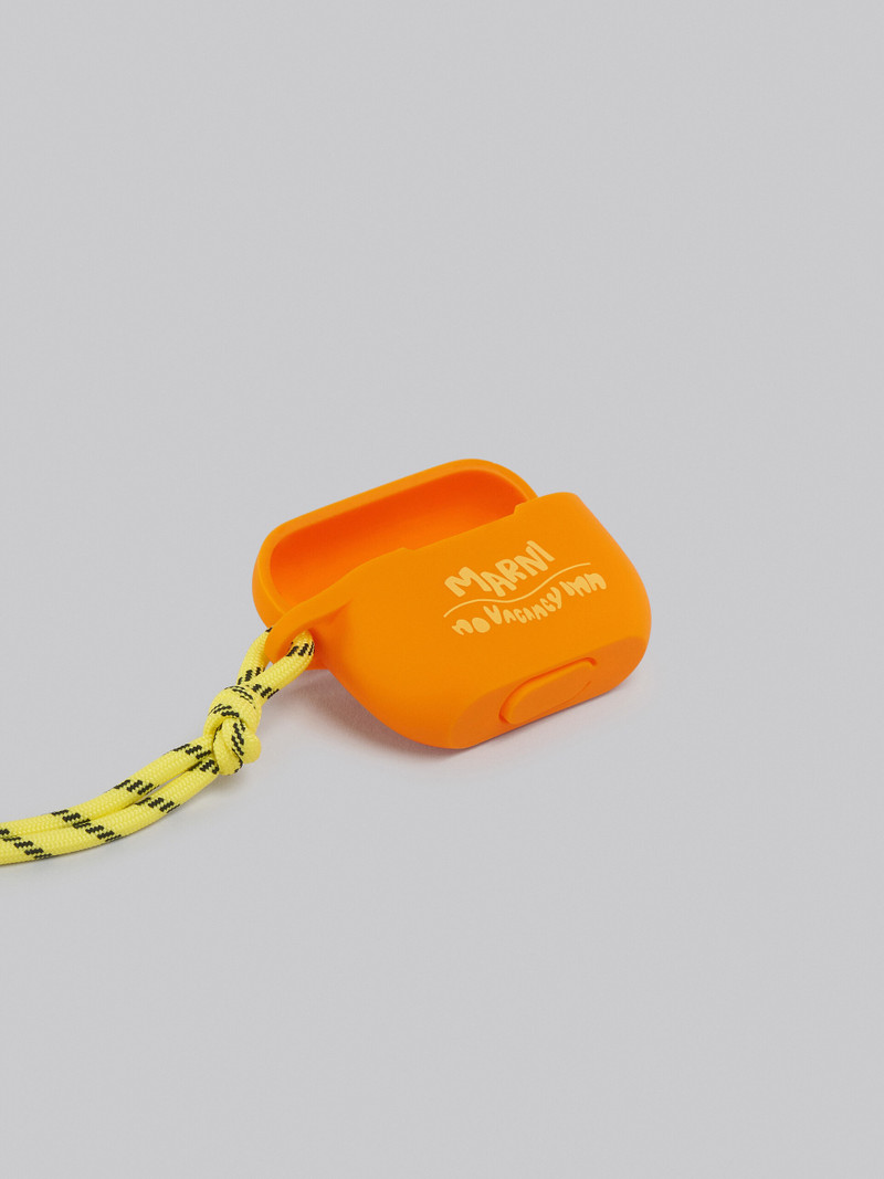 MARNI X NO VACANCY INN - ORANGE AND YELLOW AIRPODS CASE 4