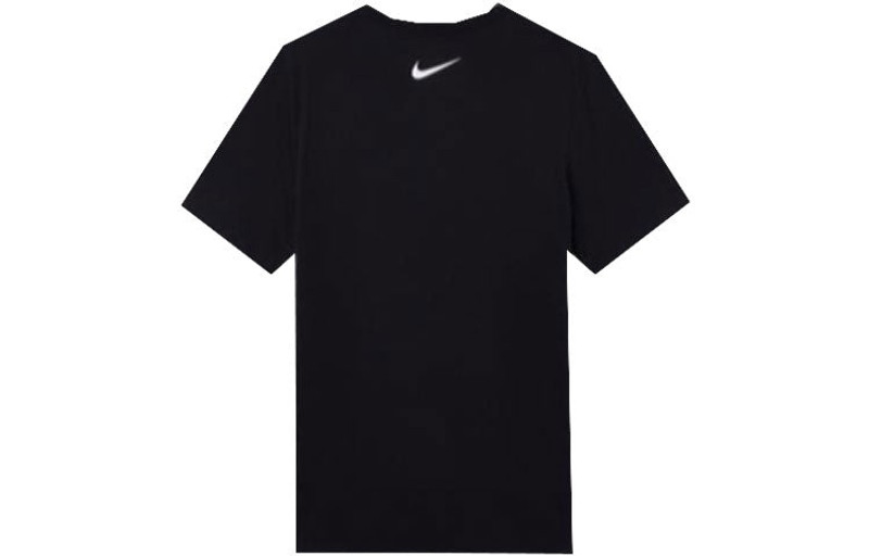 Nike Men's Nike Printing Large Logo Casual Round Neck Short Sleeve Black T-Shirt DV3188-010 outlook