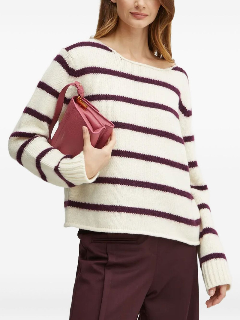 striped boat-neck sweater 1