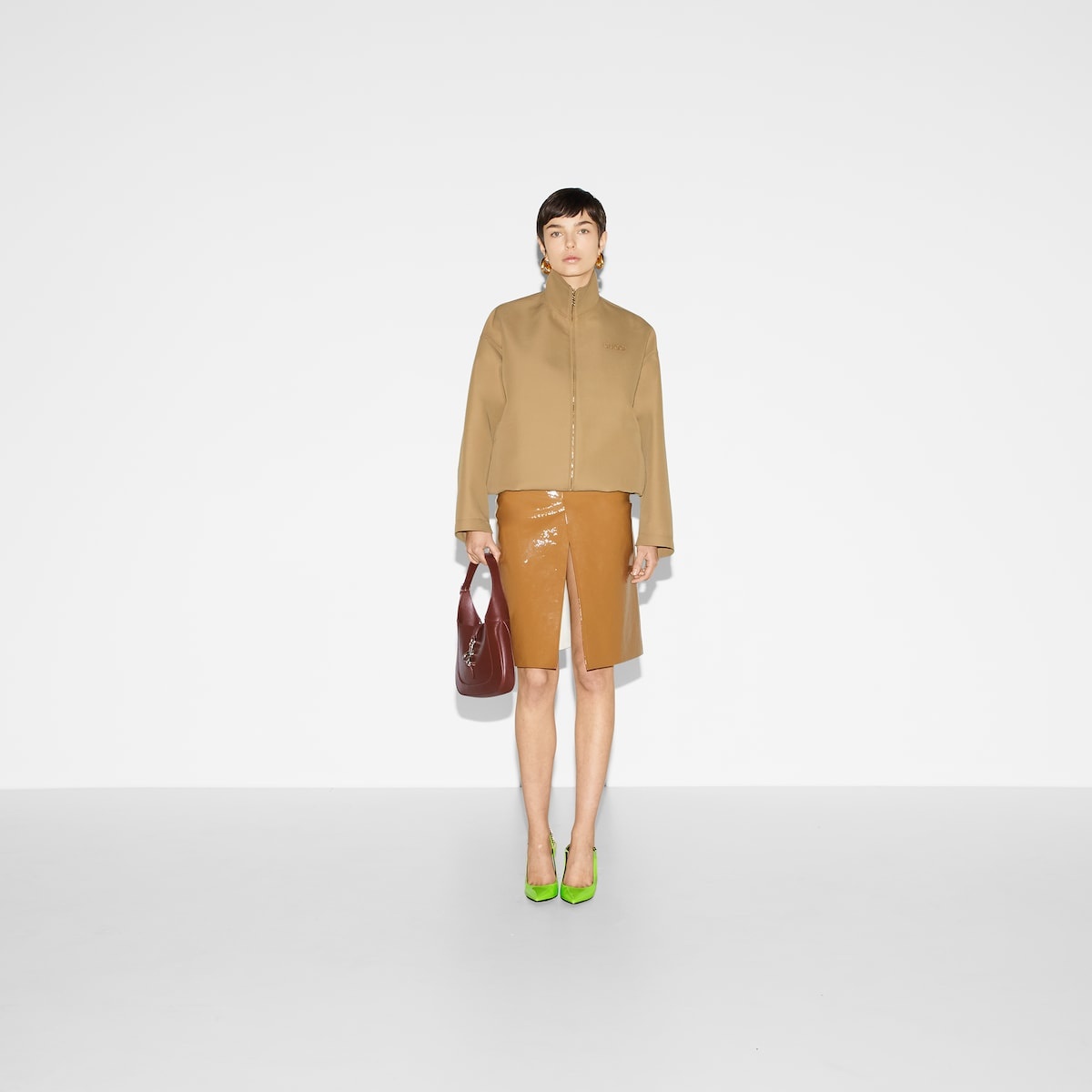 Acetate Gabardine bomber jacket - 2