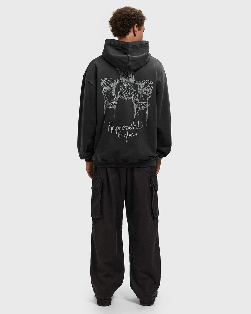 REPRESENT Hand Drawn Thoroughbred Dogs Hoodie outlook