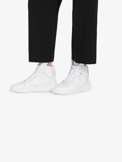 Givenchy Wing mid sneakers in leather outlook