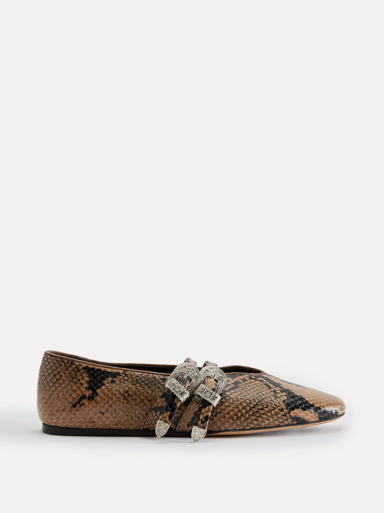 Classic Claudia / Fango Leather Snake Effect - 1