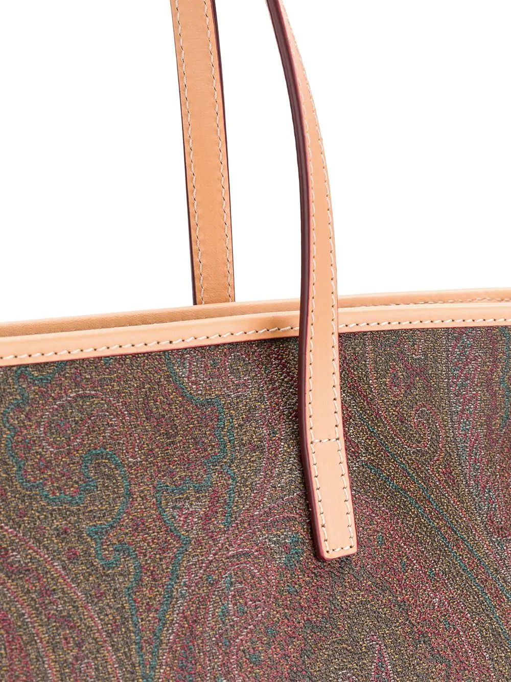 paisley print tote bag - 4