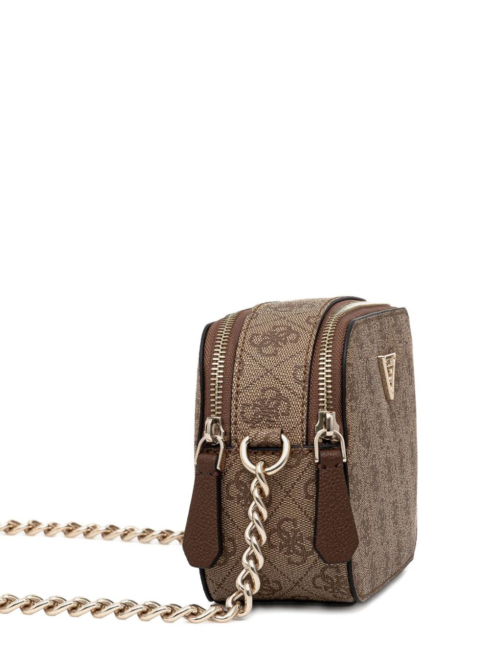 logo-plaque chain-strap cross body bag - 3