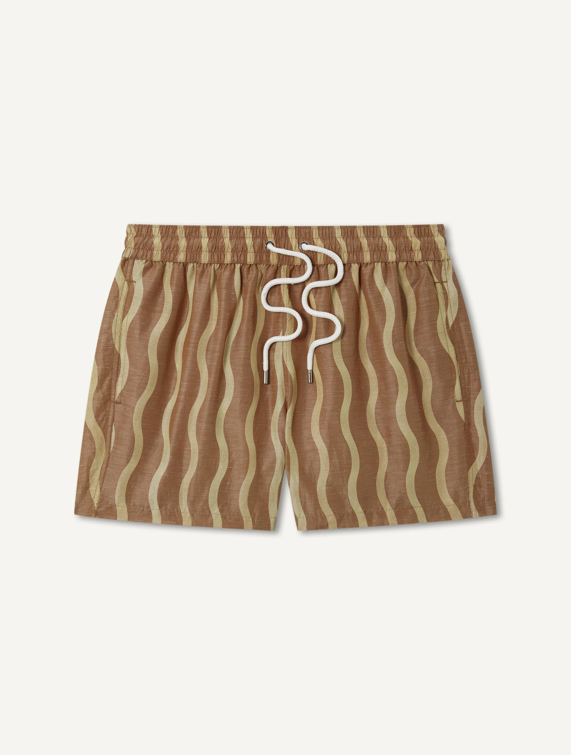 LA MARZOCCO RIO SPORT LINEN-BLEND CABANA SWIM - 1