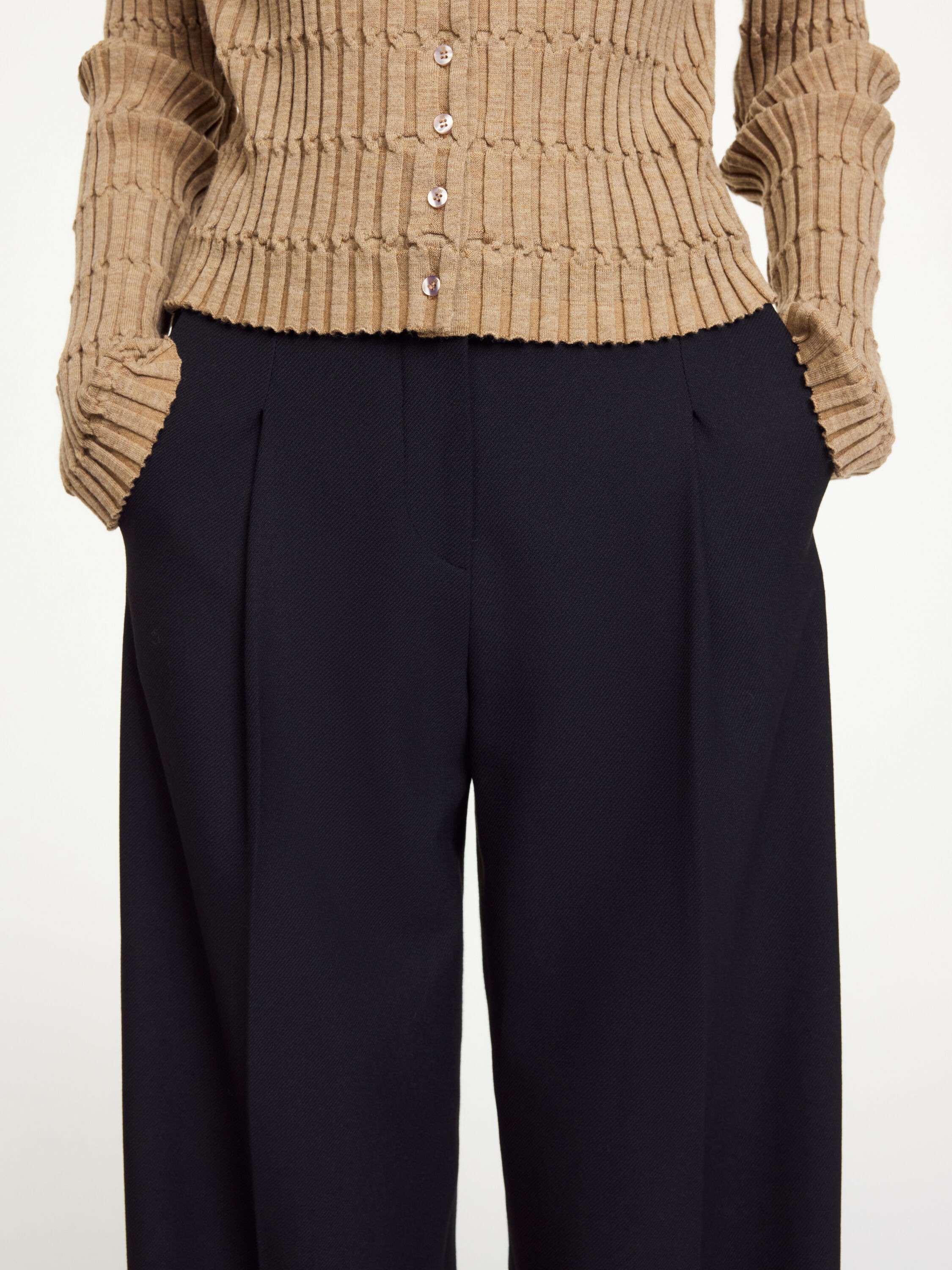 Elsa wide-leg trousers - 4