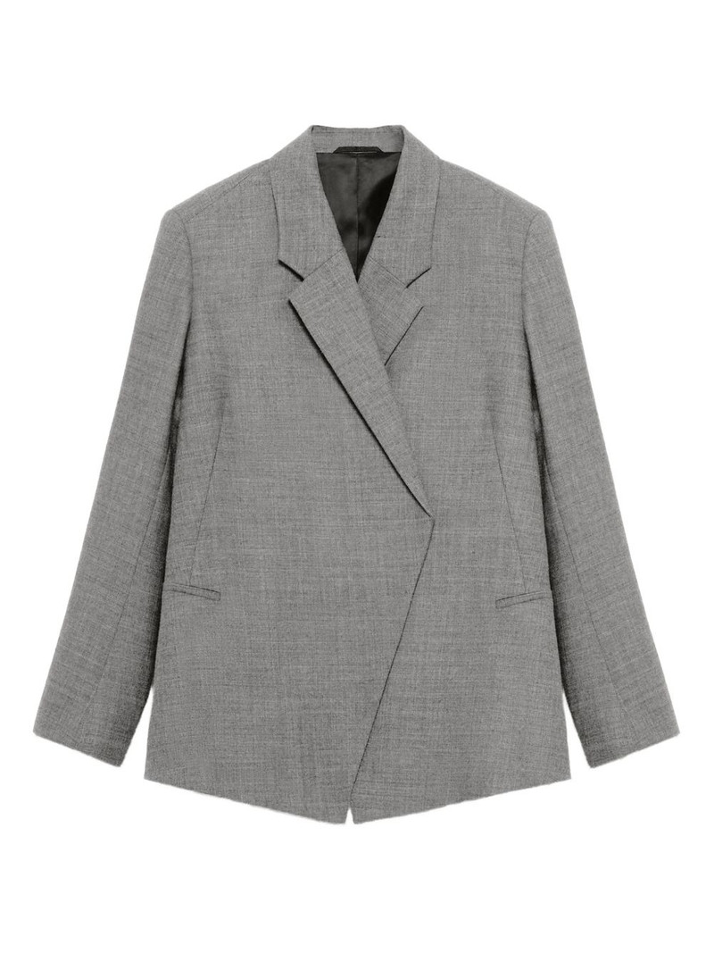 asymmetric-fastening blazer 1