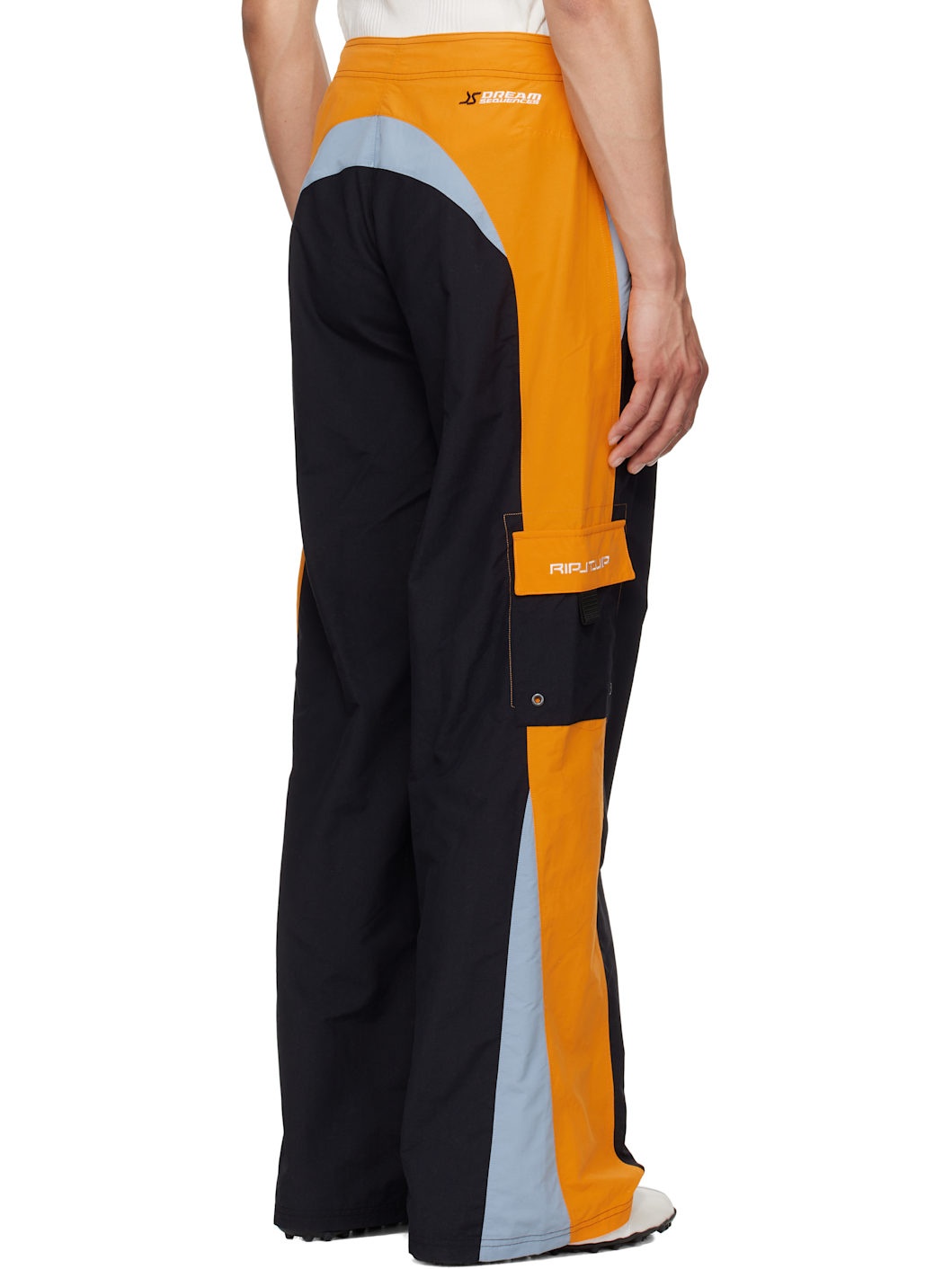Black & Orange Board Short Sweatpants - 3