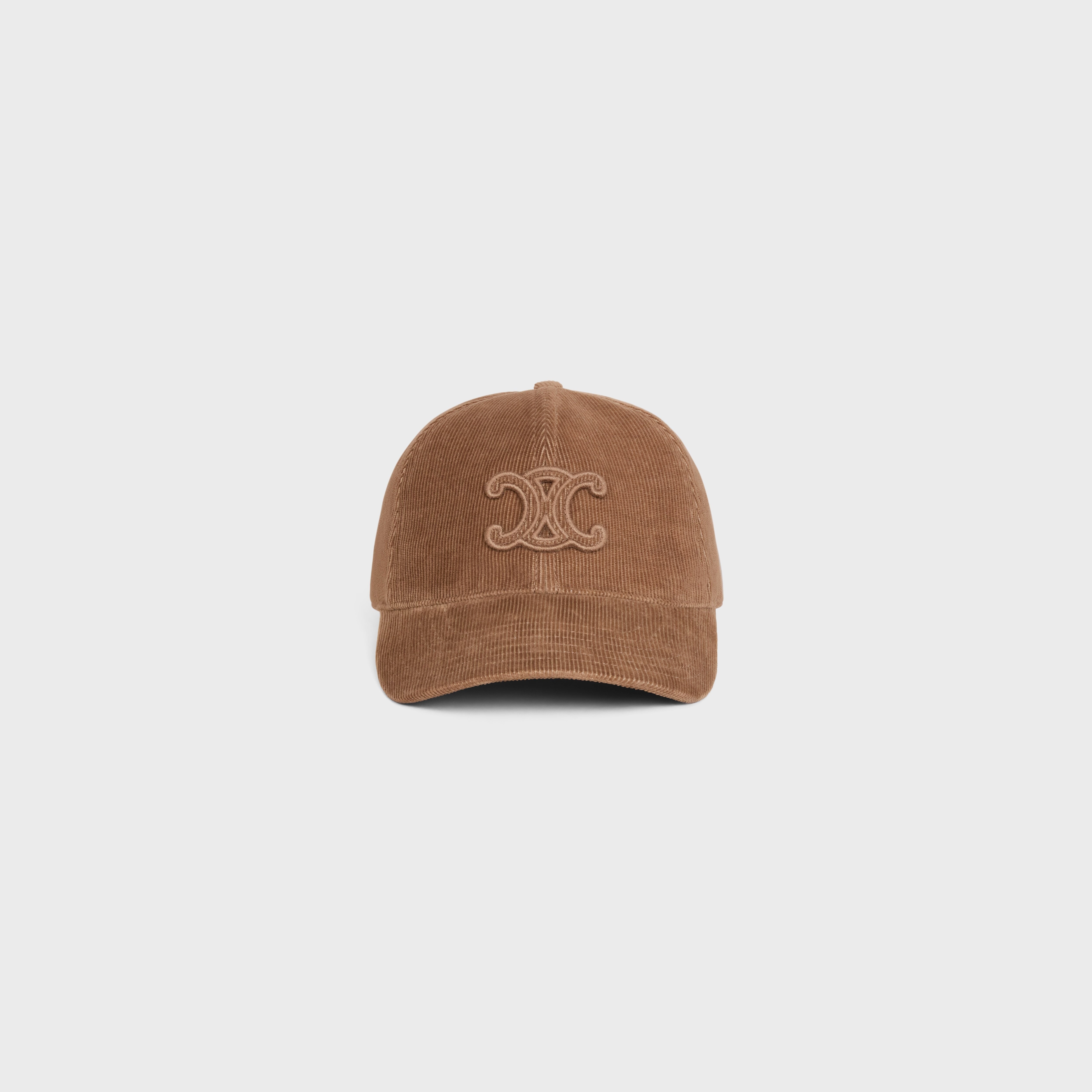 triomphe baseball cap in corduroy - 2