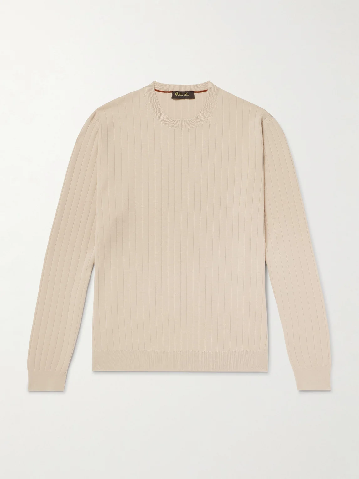 Riva Valdobbia Ribbed Virgin Wool Sweater - 1