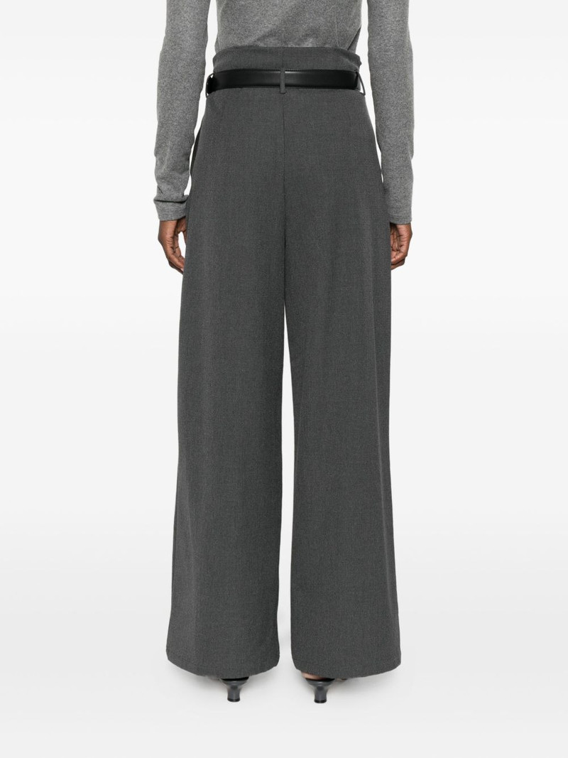 belted-waist trousers 4