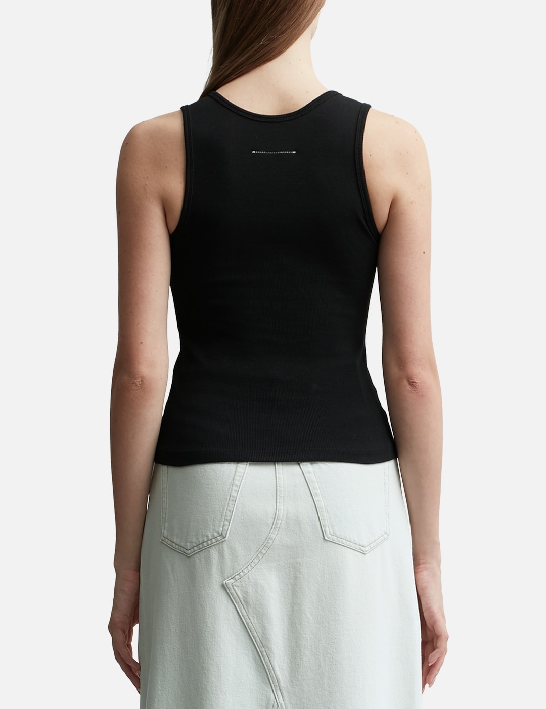 COTTON RIB JERSEY VEST TOP - 3