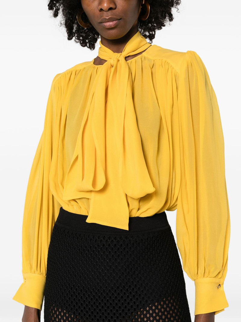 pleated tie bodysuit 5
