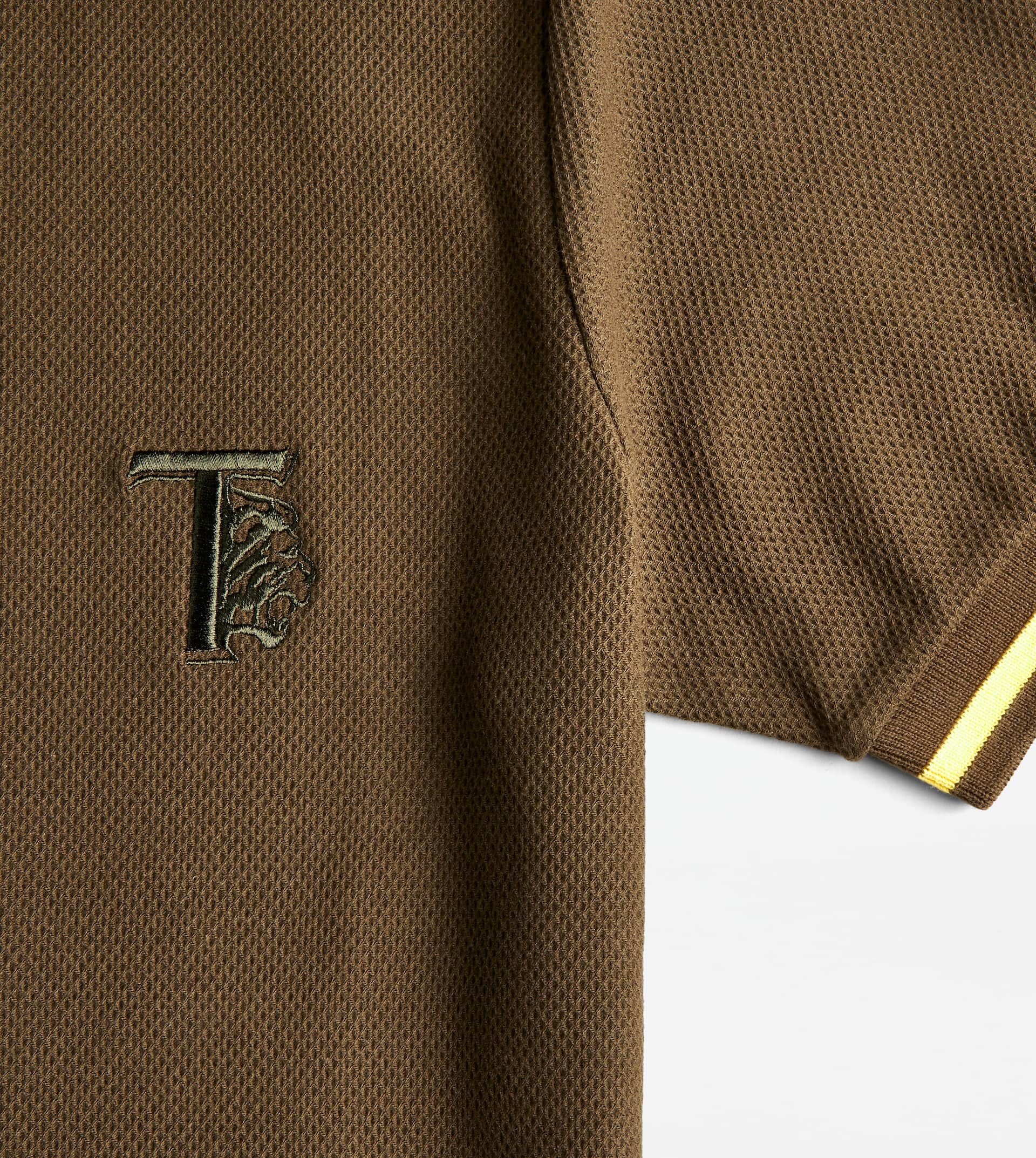 POLO SHIRT IN PIQUET - GREEN - 7