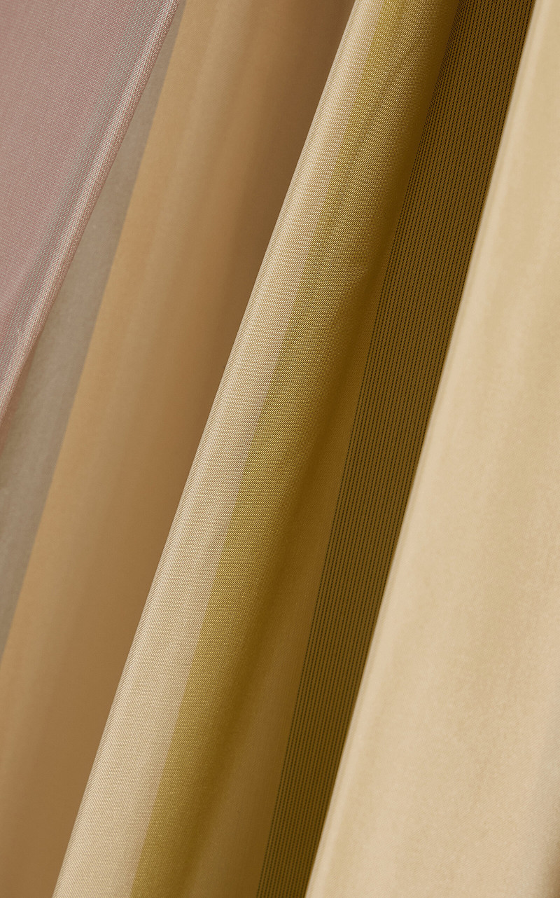 Exclusive Strapless Silk Gown stripe 5