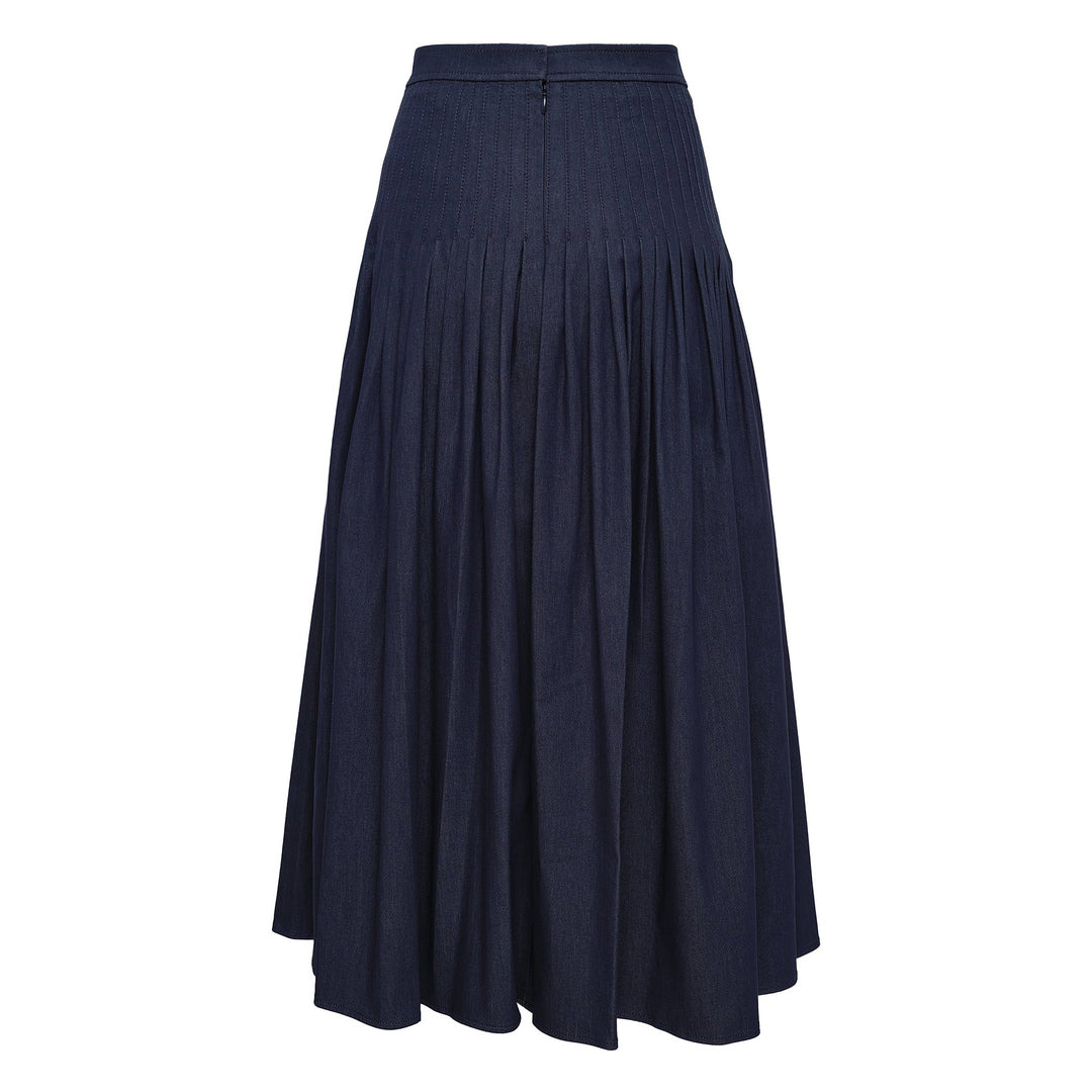 Pleated Midi Skirt - 2