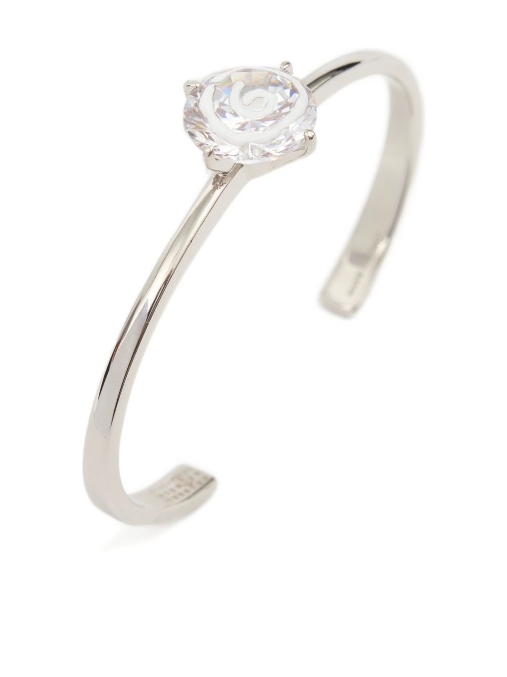 crystal-rose cuff bracelet - 3