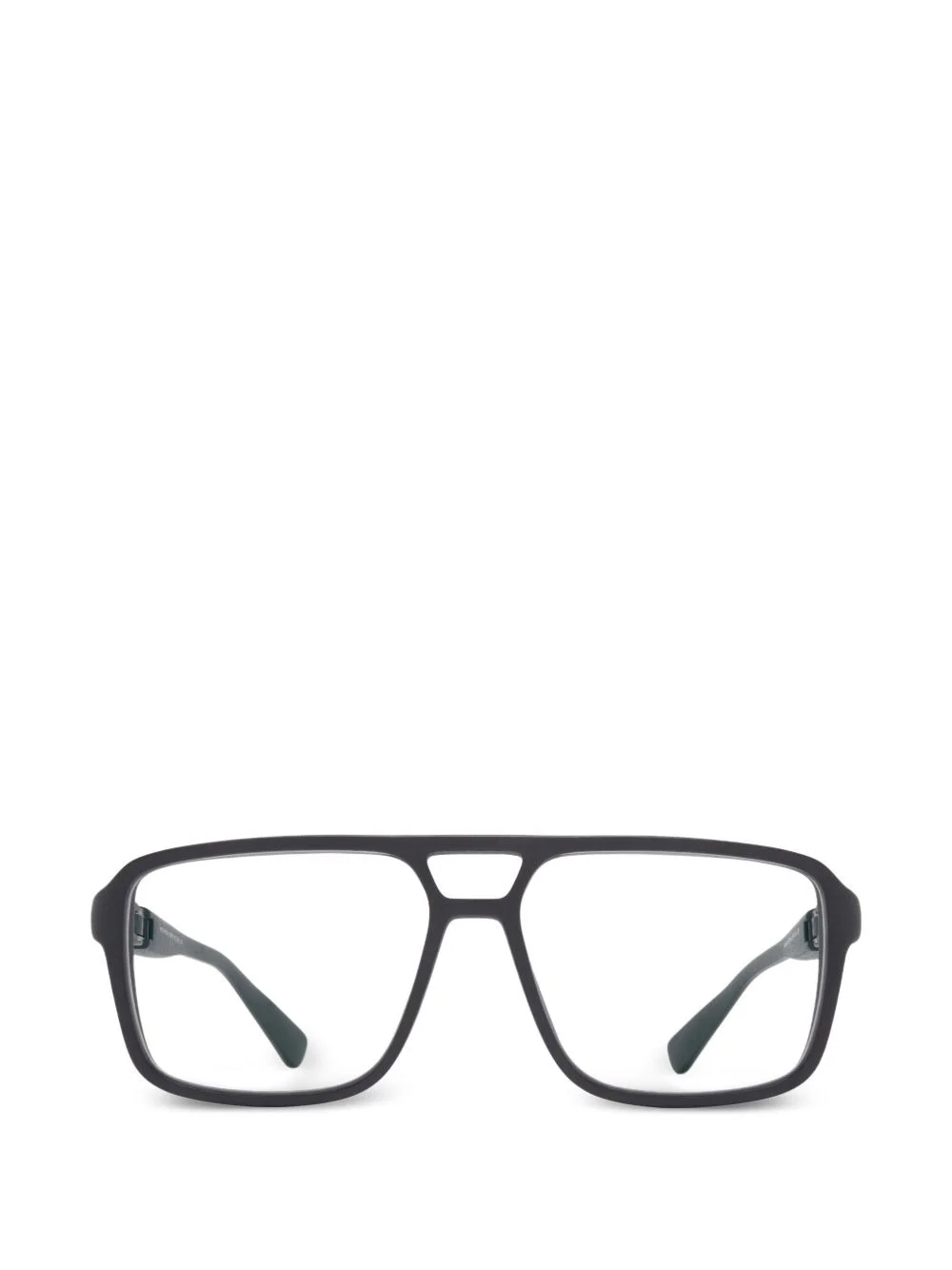 geometric-frame glasses - 1