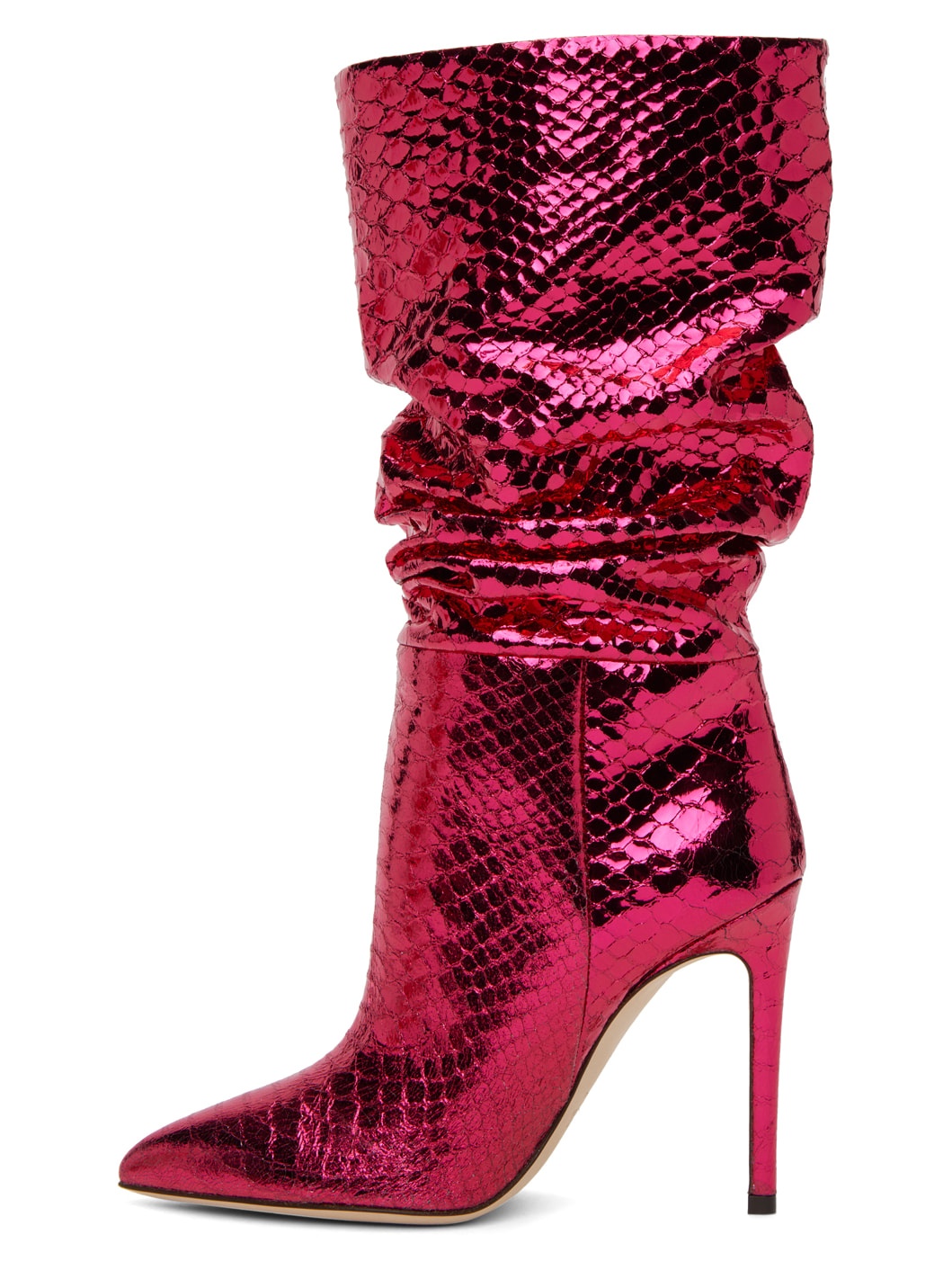 Pink Slouchy Boots - 3