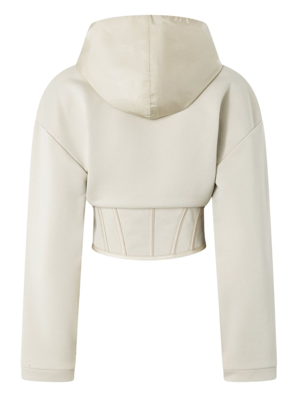 Bustier zip-up hoodie - 2