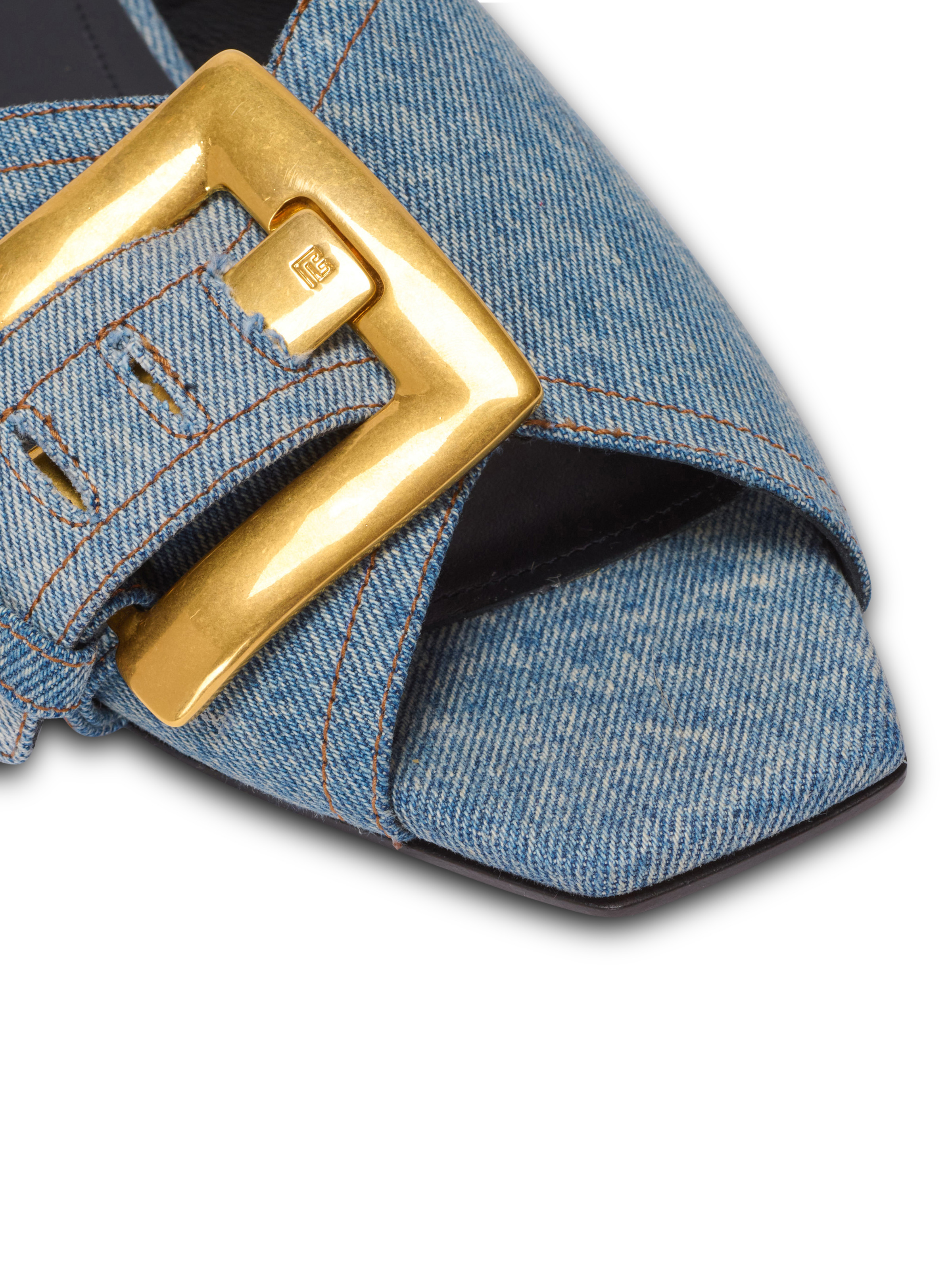 Anthem flat denim sandals - 6