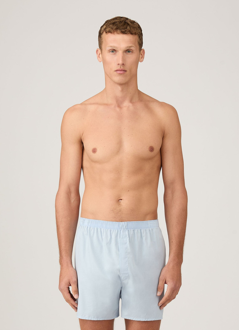 Sunspel Poplin Long‑Cut Boxer Shorts outlook